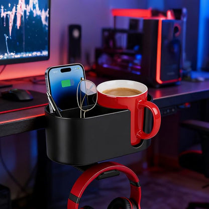 MYITYARD 4 in 1 Desk Cup Holder, Clamp On Drink Holder - Image 8