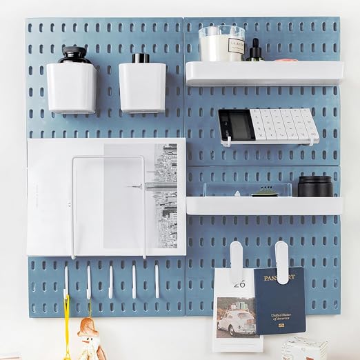 22"x22" Pegboard Combination Kit Wall Organizer Kit by RIVTUNTOOLS