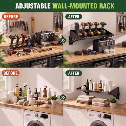ULIBERMAGNET Magnetic Folding Shelf, 40LBS Heavy Duty Magnetic Mounted Rack - Image 7