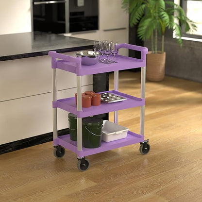 Purple Utility/Bussing Cart - Image 2