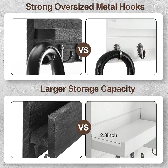 Lwenki Mail Organizer for Wall Mount – Key Holder - Image 3