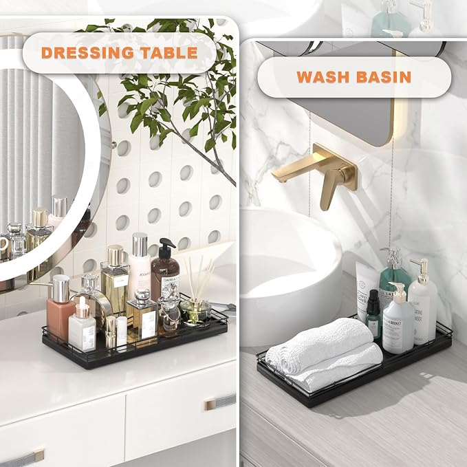 Oak Bathroom Toilet Tank Tray, Vanity Tray - Image 4