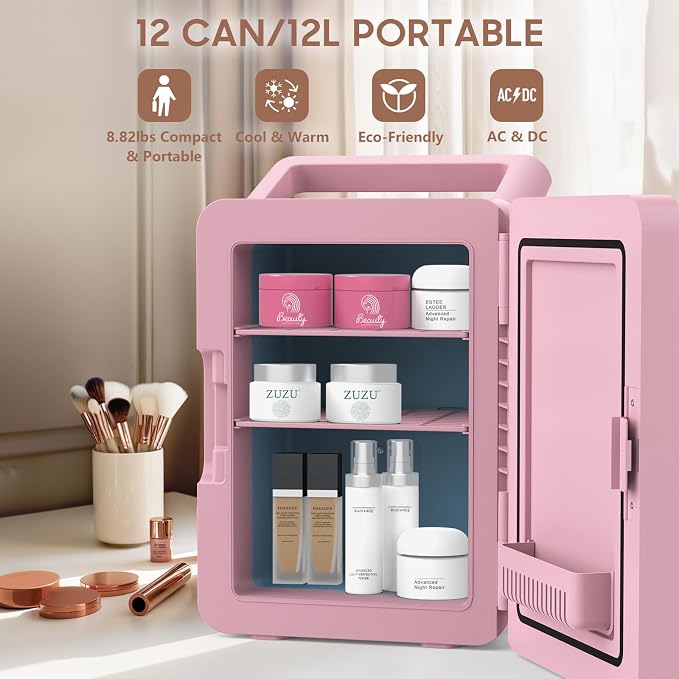 advwin 12L Mini Skincare Fridge - Image 3