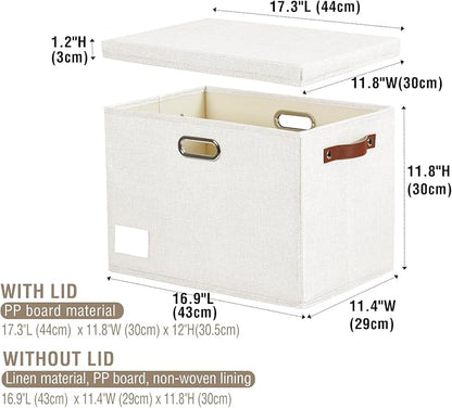 17" Large Collapsible Storage Bins - Image 3