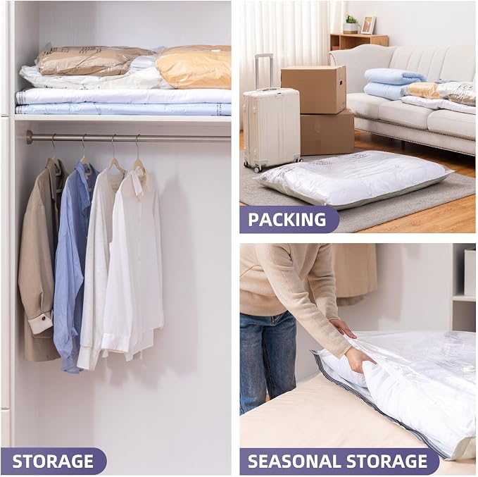 TAILI 6 Pack Vacuum Storage Bags - Image 8