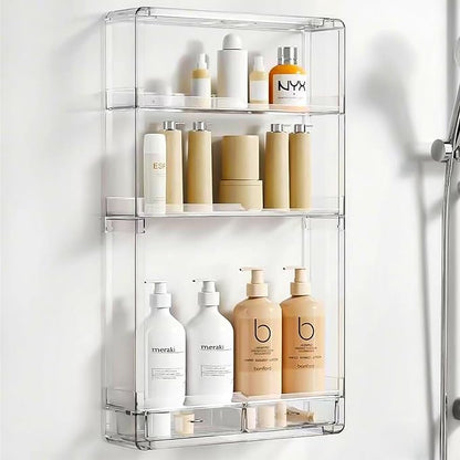 Shower Caddy Adhesive, X-Large Capacity Bathroom Organizers and Storage by STAROGEGC