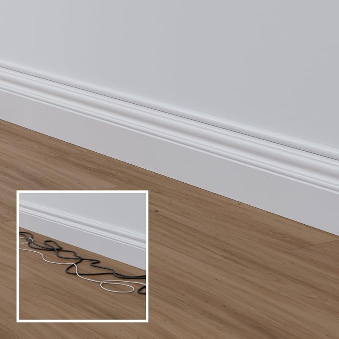 D-Line Half Round Cord Hider, Patented Cable Cover, Hide TV Wall Mount Wires - Image 4