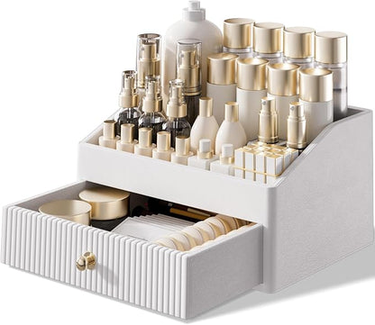 Makeup Organizer, Leather Skin Organizer by LADSTAG