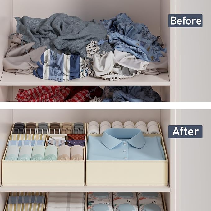 DIMJ Drawer Organizer Clothes Storage - Image 6
