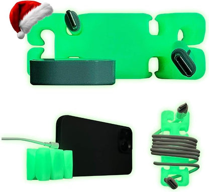 GlowBrick Stocking Stuffers for Adults Cord Management Weighted Cord Holder by CordBrick