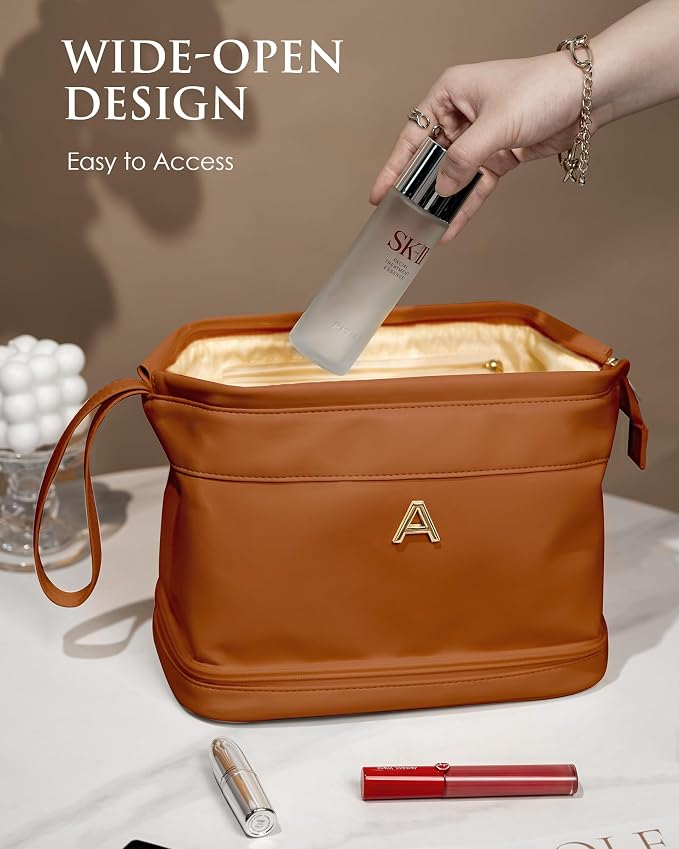 Bridal Shower Gifts, Personalized Makeup Bag, Monogrammed Gifts, Initial Double - Image 5
