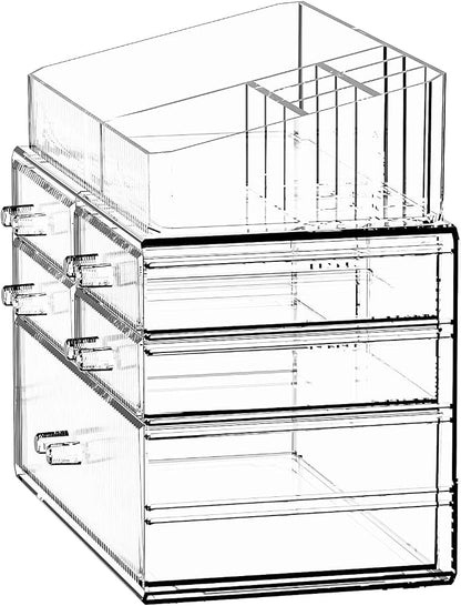 ZHIAI Stackable Organizer, Acrylic Cosmetic Organizer - Image 5