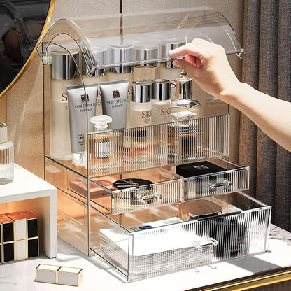 MOOCHI Professional Large Cosmetic Makeup Organizer Bathroom Storage Display - Image 3