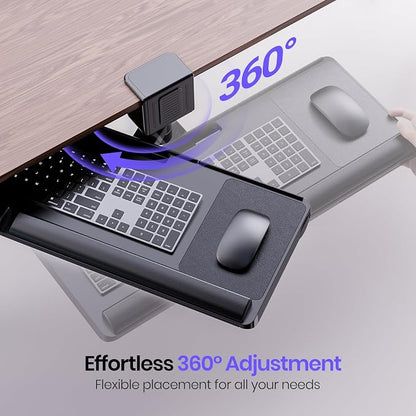 Klearlook Upgraded Adjustable Keyboard Tray - Image 4
