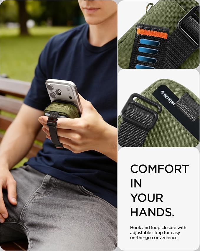 Spigen for MagSafe Wallet Magnetic Pouch Organizer RFID Blocking EDC SSD Card - Image 5