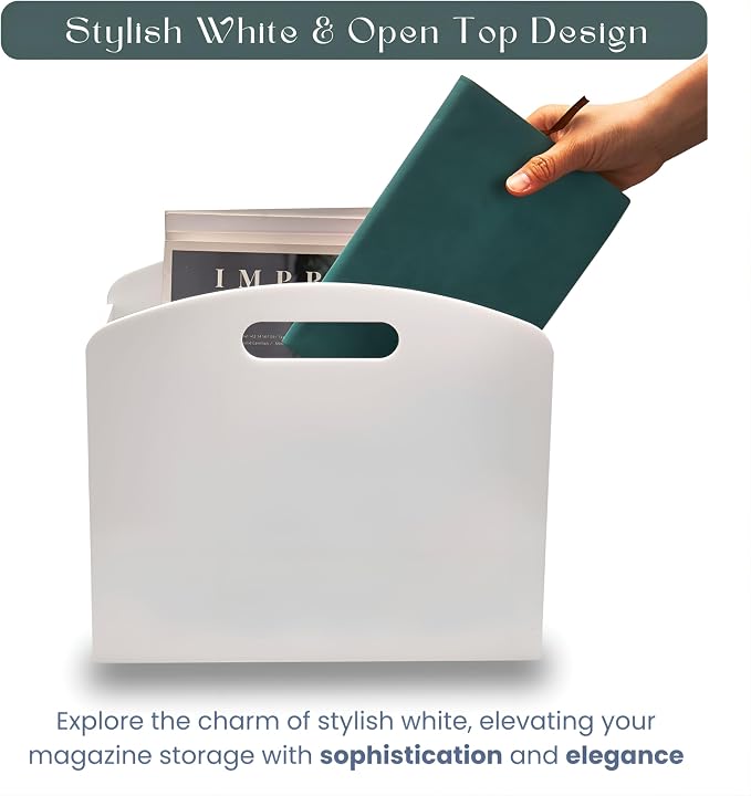 White Magazine Holder - Image 6