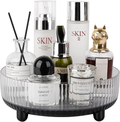 Anyoifax 360 Rotating Makeup Organizer Perfume Tray Skincare Holder Spinning by Anyoifax