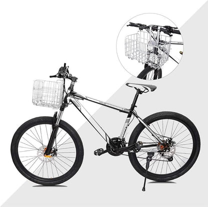 HOMEE Folding Rear Bike Basket Wire Mesh Fold-Up Detachable Front Bag Rear | - Image 5