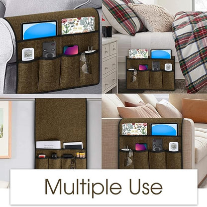 Joywell Armchair Caddy for Couch Remote Control Holder Recliner Armrest - Image 5
