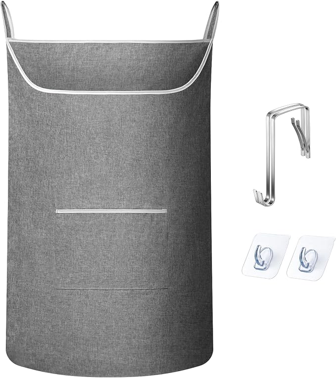 SAVERHO X-Large Hanging Laundry Hamper Bag, Door Hanging Hamper by SAVERHO
