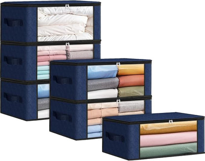 Fab totes 35L Closet Organizers and Storage, Foldable Under Bed Storage by Fabtotes