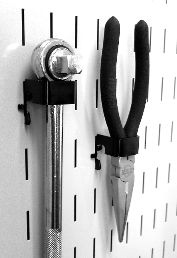 Wall Control KT-400-WRK B Slotted Tool Board Workstation Accessory Kit - Image 10