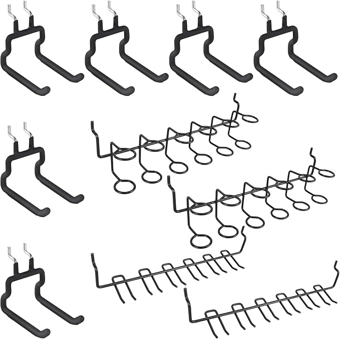 LIGHT DUST Utility Heavy Duty Pegboard Hooks by LIGHTDUST