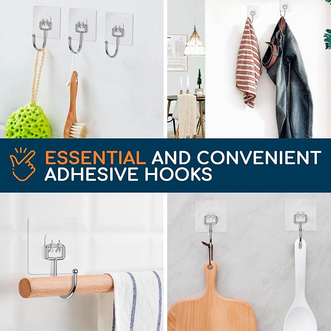 GLUIT Adhesive Large Wall Hooks - Image 8