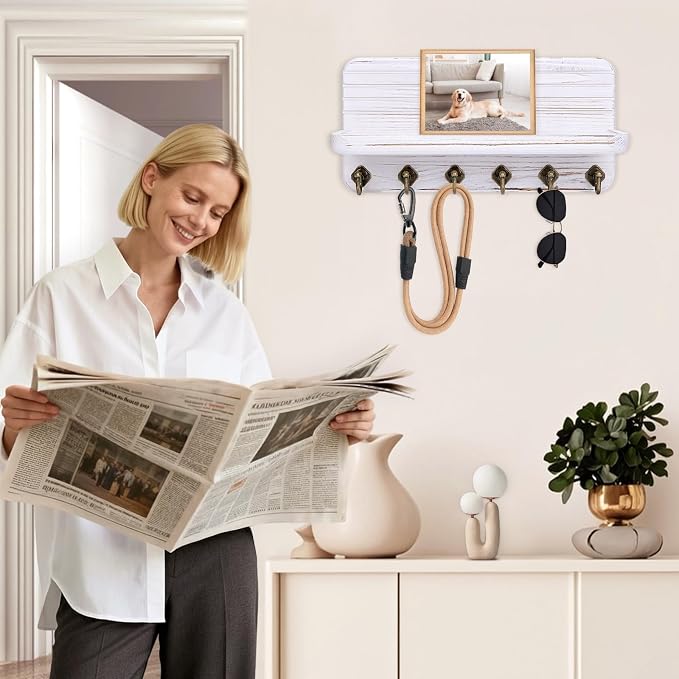 Key Holder for Wall, Mail Organizer Wall Mount - Image 2