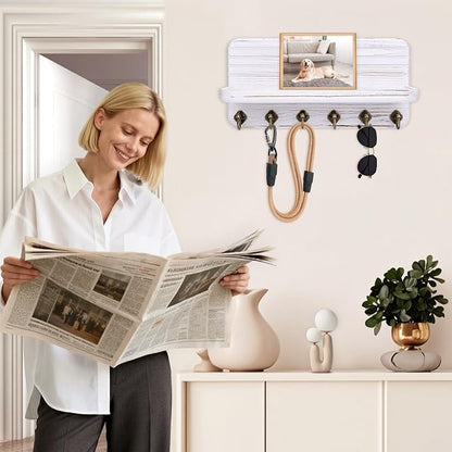 Key Holder for Wall, Mail Organizer Wall Mount - Image 2