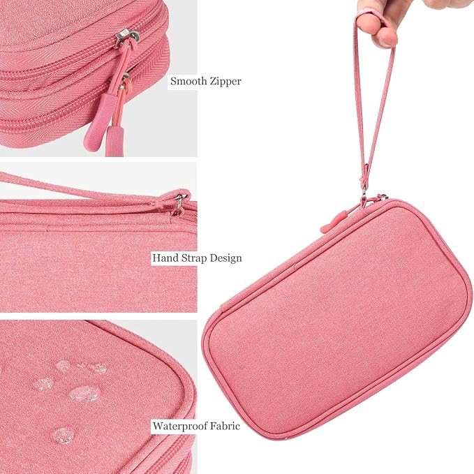 CAAORDKSO Electronics Travel Organizer, Waterproof Cable Organizer Bag - Image 6