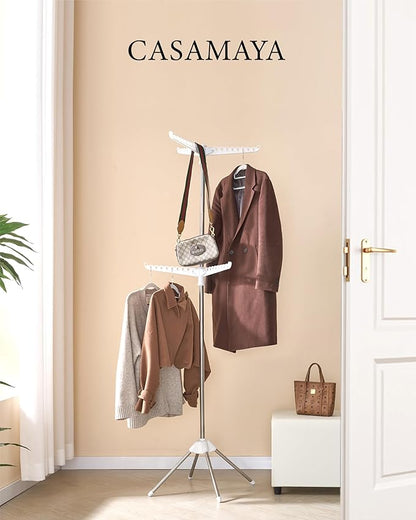CASAMAYA Clothes Drying Rack Foldable, 74.8 inch 2 Tier Laundry Drying Rack - Image 8