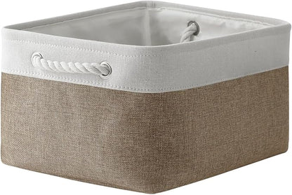 TheWarmHome Storage Basket for Organizing- 15.7x11.8x8.2 inch 1 Pack Fabric by TheWarmHome