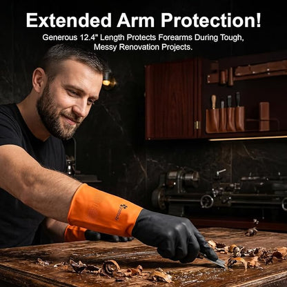 Gastody™ - Chemical Resistant Gloves, Heavy Duty Safety Work Gloves, Resist Acid - Image 3