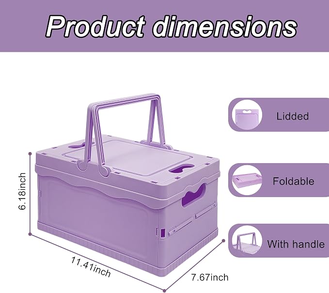 Foldable Small Plastic Baskets - Image 2
