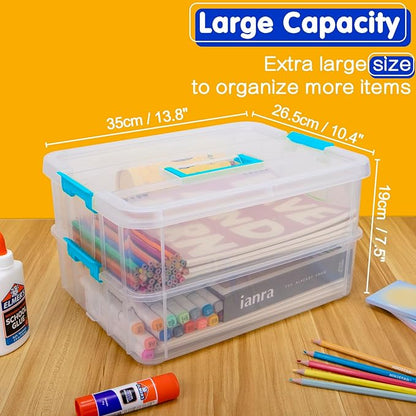 2 Layer Plastic Storage Containers - Image 2