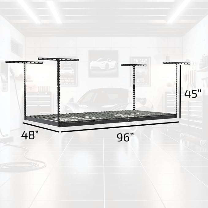 2-Pack 4 x 8 MonsterRax Overhead Garage Storage Rack, Ceiling Racks - Image 6