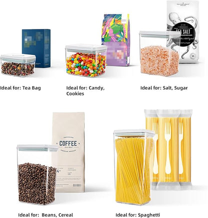 Pop Top Food Storage Containers, 3-Piece Pantry Containers - Image 7