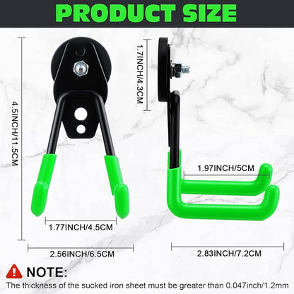Landhoow Large Magnetic Hooks Heavy Duty Garage Magnet Hooks Strong Storage - Image 2