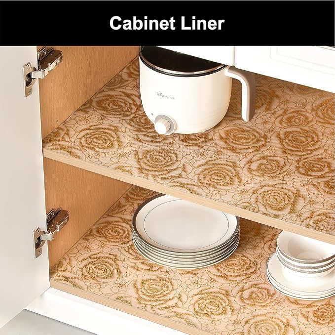 Cooyes Shelf Liner – Premium Non-Adhesive Cabinet & Drawer Liner - Image 3