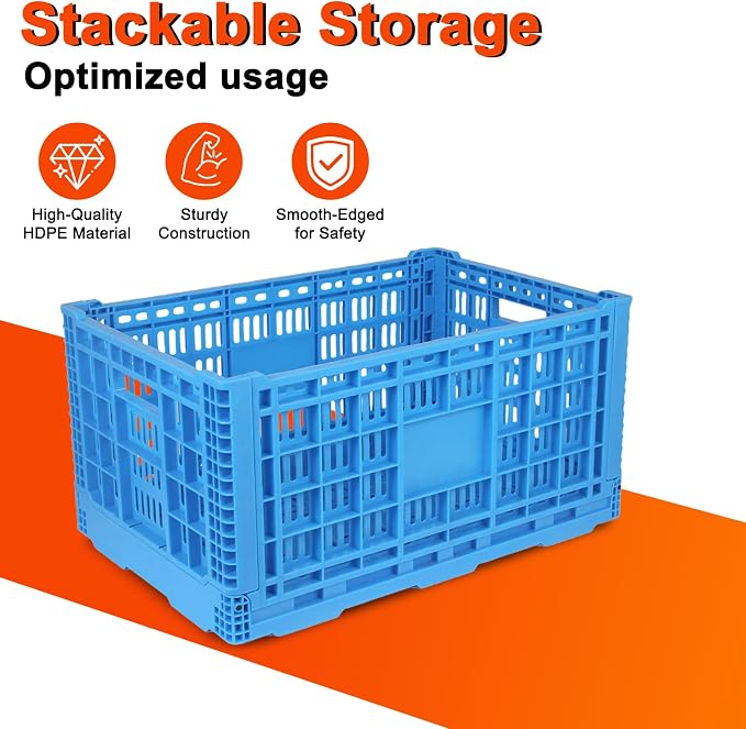 72L Collapsible Milk Crates - Image 4