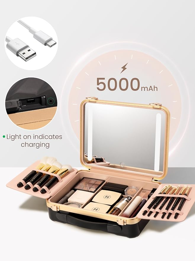 ROWNYEON Travel Makeup Case - Image 3