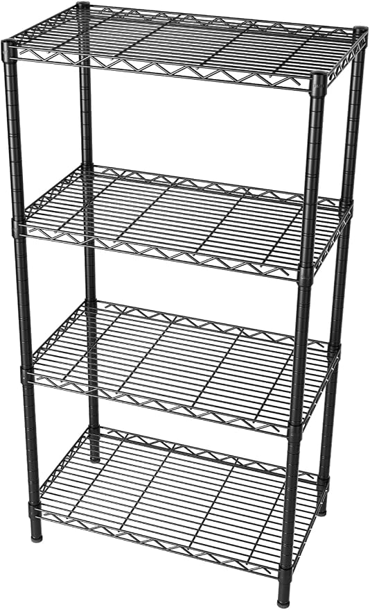 SINGAYE 4 Tier Storage Rack Wire Shelving Unit Shelves Metal - Image 4