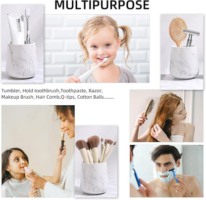 BosilunLife Marble Bathroom Accessory Set - Image 4