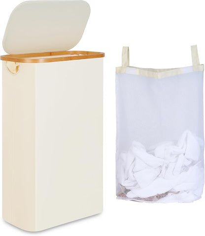 iEGrow 65L Slim Laundry Hamper, Narrow Laundry Basket by iEGrow