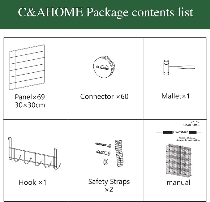 C&AHOME Wire Cube Storage - Image 5