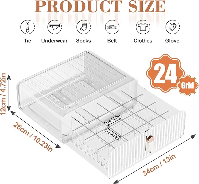 Sock Underwear Drawer Organizer - Image 5