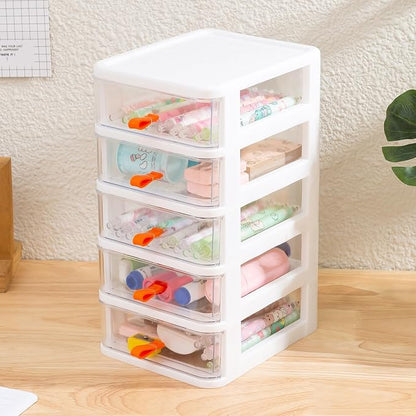 Gagee 5 Drawer Mini Stackable Storage Drawers, - Image 8