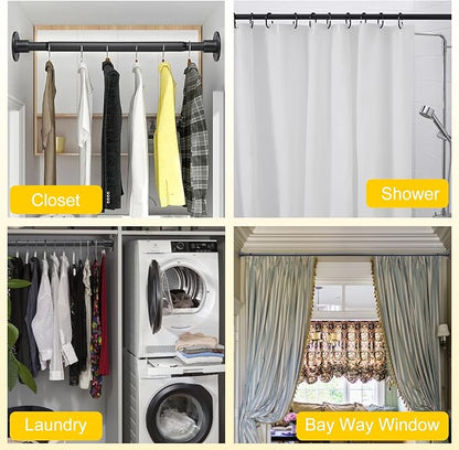 Closet Rod, 30 to 92 inch Adjustable Closet Rods - Image 7