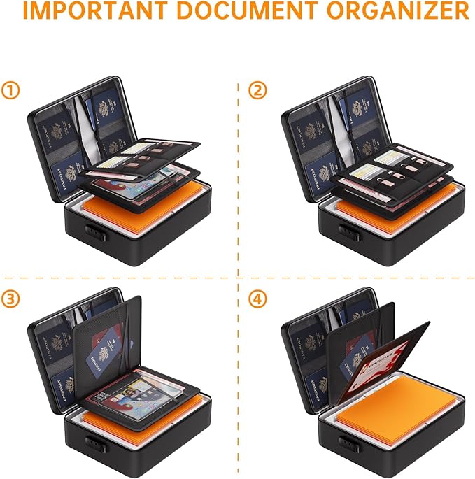 DocSafe 5200°F Fireproof Document Organizer Box - Image 5